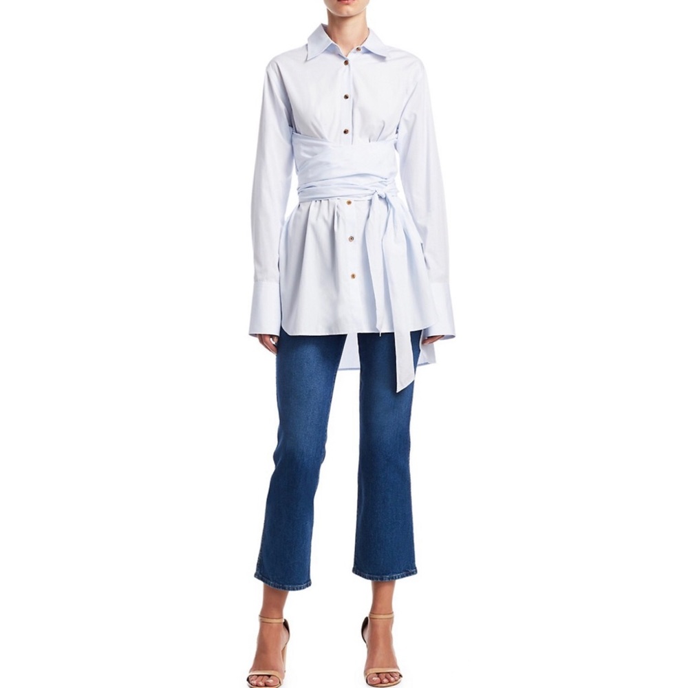 KHAITE | Benny Flared Cropped Jean